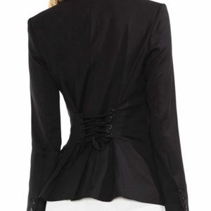 Vince Camuto SERENITY Lace Up Back Corset Blazer, 16W